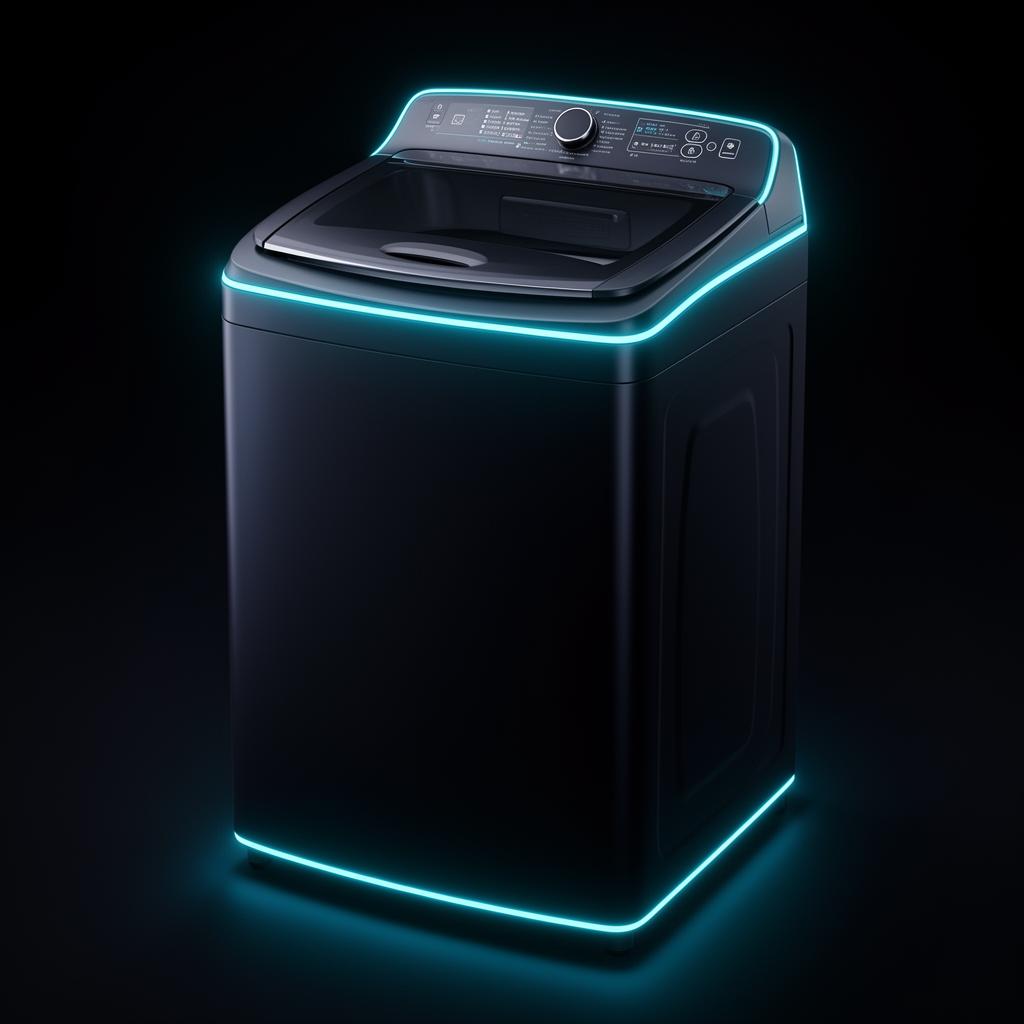 Top-load washing machine with neon edge lighting — Vasai-Virar repair